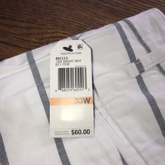 Classical Nautica striped shorts - Picture 3 of 4